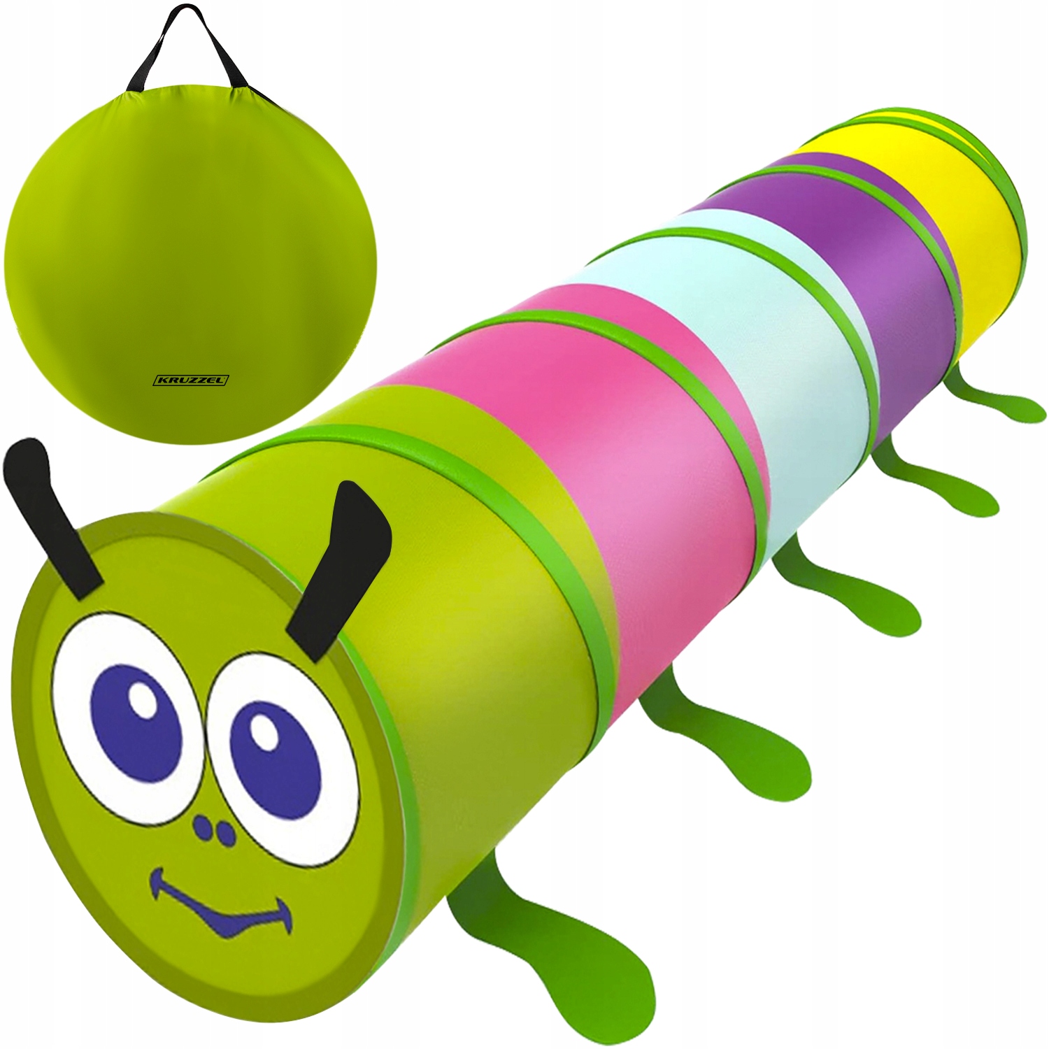 Detský stan s tunelom a prekážkovou dráhou na hranie Kruzzel Caterpillar od 3 rokov